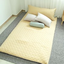 이룸N 그레이브 워싱 밀림방지 누빔 요커버, 머스타드