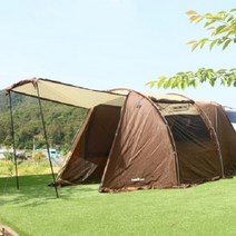 캠프밸리 카쉘터 68D 차박텐트 + 범퍼가림막 + 단면월 세트, 카키(텐트), 2-3인용