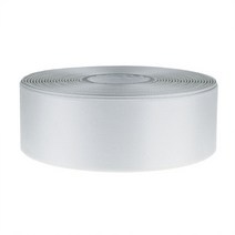 고밀도주자 공단 리본끈 20mm, 백색, 45m