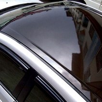 자동차 루프 스킨 랩핑지 유광 길이 180cm x 폭 135cm, 블랙, 1개