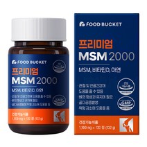 푸드버킷 프리미엄 MSM2000, 120정, 1개