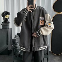 남성용 DM 레트로 야구점퍼