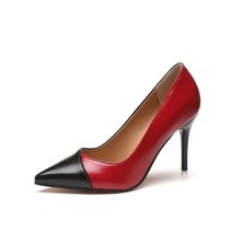 에어 크로스 투톤 컬러 하이힐