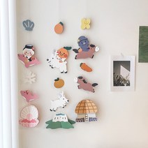 제주 캐릭터 종이 모빌 부라봉 + 양퐁당 + 부라봉 세트, 혼합색상