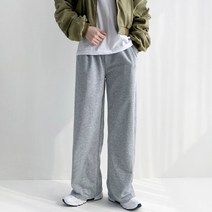 윤베리 여성용 세미와이드 트레이닝 팬츠