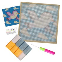 다용도 러그 발매트 DIY스킬자수세트 30 x 30 cm, DS82, 1세트