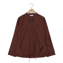 W9 COTTON 스탠드카라 스트링 블라우스 TMBLA38W13