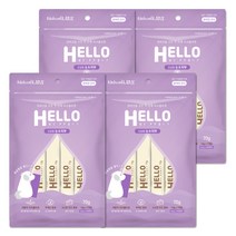 내츄럴랩 반려견 헬로 튼튼 피쉬 콜라겐 젤리 스틱 눈+피부 70g, 4개, 블루베리맛
