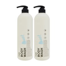 퓨어라벨 바디워시 머스크 너리싱, 1000ml, 2개