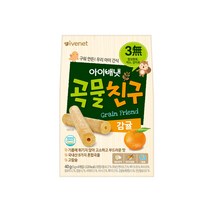 아이배냇 유아용 곡물친구 과자 감귤 5g x 8p, 40g, 6개, 감귤맛