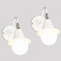 샛별하우스 바노 벽등 2p, 화이트