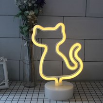 SNF 감각적인 인테리어 LED 라이트 조명 15 고양이, 혼합색상
