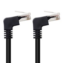 넥스트링크 UTP CAT.6 랜케이블 인터넷 랜선 양방향 상향 꺾임 3M, 1개, NL-UL14