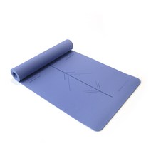 아사나 TPE 센터라인 요가매트 6mm, 미드나잇 퍼플