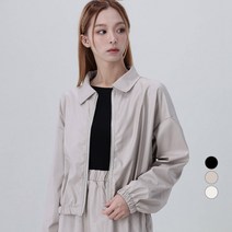 어썸어라운드 여성용 기획 카라 레더 자켓