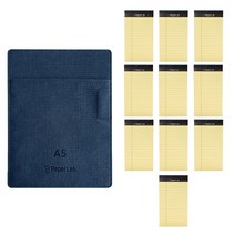 페이퍼랩 패드보드 A5 + 리갈패드 10p, 블루(패드보드), 혼합색상(리갈패드), 1세트
