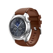 알피나케이스 갤럭시워치 와이드 실리콘 밴드 스트랩, 14 커피