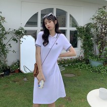 BK 꿀벌 반팔 카라원피스