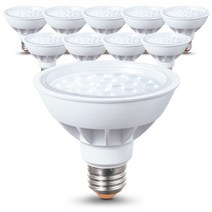씨티오 LED PAR30 집중형 15W, 전구색, 10개