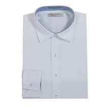 엣지애 남성용 화이트 기본 긴팔 셔츠 MCTCT5182S1