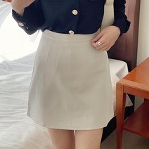 여성용 프롬미스 심플 베이직 미니스커트