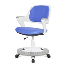 체어포커스 알라딘 플로 메쉬 의자 AR-369, 화이트(바디) + 올블루