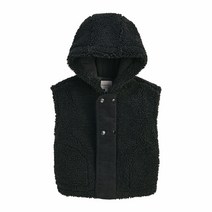 컬리수 아동용 루즈핏 덤블퍼 후드베스트 C214VEG80P