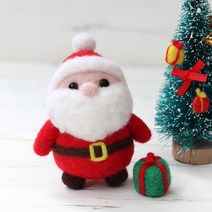 아트조이 DIY 양모펠트 키트, 1세트, 산타클로스