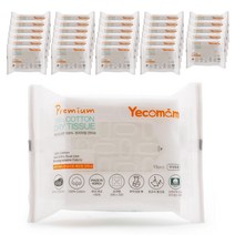 예꼬맘 신생아 시그니처 순면 건티슈, 15개입, 30개