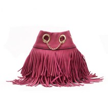 JCP 레트로 프린지 체인 숄더백