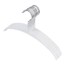 네이쳐리빙 논슬립 코팅 키즈 상의 옷걸이, 화이트, 10개입