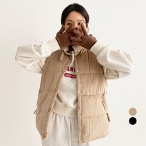 바블링브룩 여성용 코듀로이 패딩 조끼