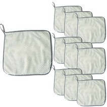 바디보 주방 고리 핸드 타올 20g, 연그린, 10개