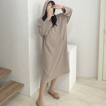 로그후드 임부 원피스