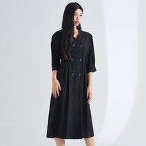 미쏘 더블 버튼 롱 원피스
