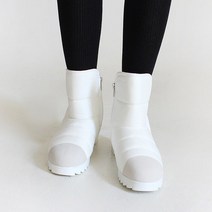 코나블루 여성용 패딩 앵클부츠 2cm DT3342