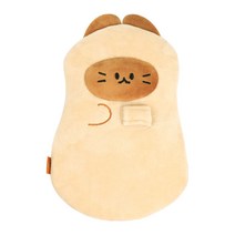 핑크풋 8000냥냥 펜홀더 케이스, 베이지, 1개