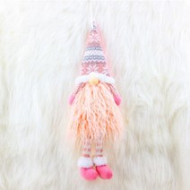엄근진 핑키 난쟁이 산타 인형 장식 017, 핑크