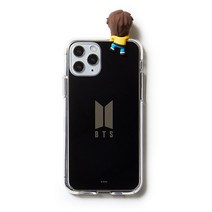 BTS 캐릭터 피규어 미러 젤리 휴대폰 케이스