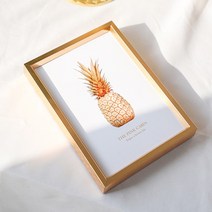 모먼트 17.8cm 알루미늄 프레임 액자 CJ-PF36, 골드