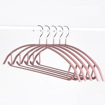 메종디망쉬 다용도 논슬립 파스텔 옷걸이, 다크 핑크, 5개입