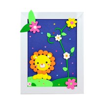 아디코 클레이액자 DIY 만들기 꽃밭의 사자, 혼합색상