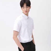 마인드브릿지 이지케어 스판 솔리드 반팔 세미 드레스셔츠 MVDS3180