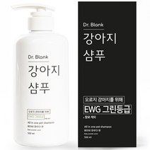 닥터블랭크 강아지 저자극 샴푸 베이비 파우더향, 500ml, 2개