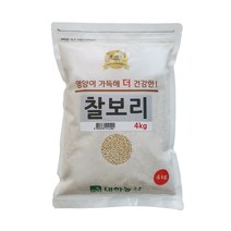 대한농산 찰보리, 1개, 4kg