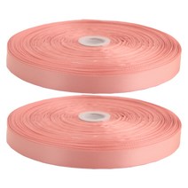 아이엔피 공단리본 2p 15mm, 180m, 골드 핑크