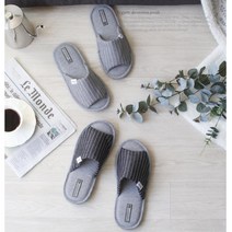 논슬립 층간소음방지 남성 여성 실내슬리퍼 사무실 모델하우스 가정용 룸슈즈, 네이비(남성용)