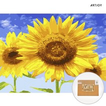 아트조이 DIY 명화그리기 (물감2배) 안녕 해바라기 30X40cm