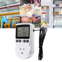온도조절콘센트 Smart 온도 조절러 모듈 16A 230V 빅사이즈 스크린 LCD 디스플레이 디, Us Plug