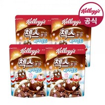 첵스초코 오곡으로 만든 마시멜로 시리얼, 400g, 4개입